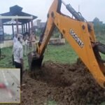 कब्र से निकाली गई लाश : एक्सीडेंट में मौत के बाद पुलिस ने अज्ञात मानकर दफनाया, परिजनों ने जेसीबी से निकलवाया शव