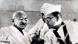 Mahatma Gandhi & Subhashchandra Boss
