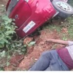मदनपुर घाट पर खराब ट्रक को ठीक करते समय हादसा