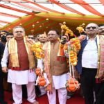 विशाल कांवड़ यात्रा में शामिल हुए सांसद बृजमोहन अग्रवाल