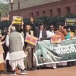 Protest in parliament : दिल्ली एयर पॉल्यूशन पर विपक्ष का संसद में दबाव, कानून बनाने की मांग