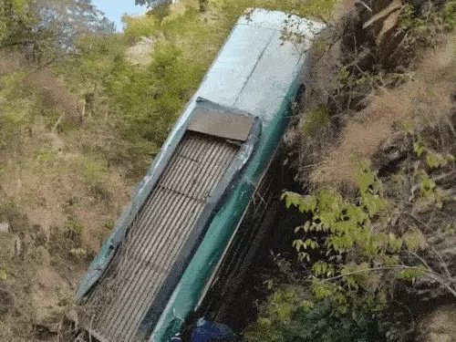 Tragic bus accident in Almora