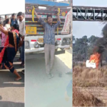 Violence In CG : रायगढ़ में महिला TI पर हमला, ग्रामीण-पुलिस झड़प में बस फूंकी, हालात बेकाबू