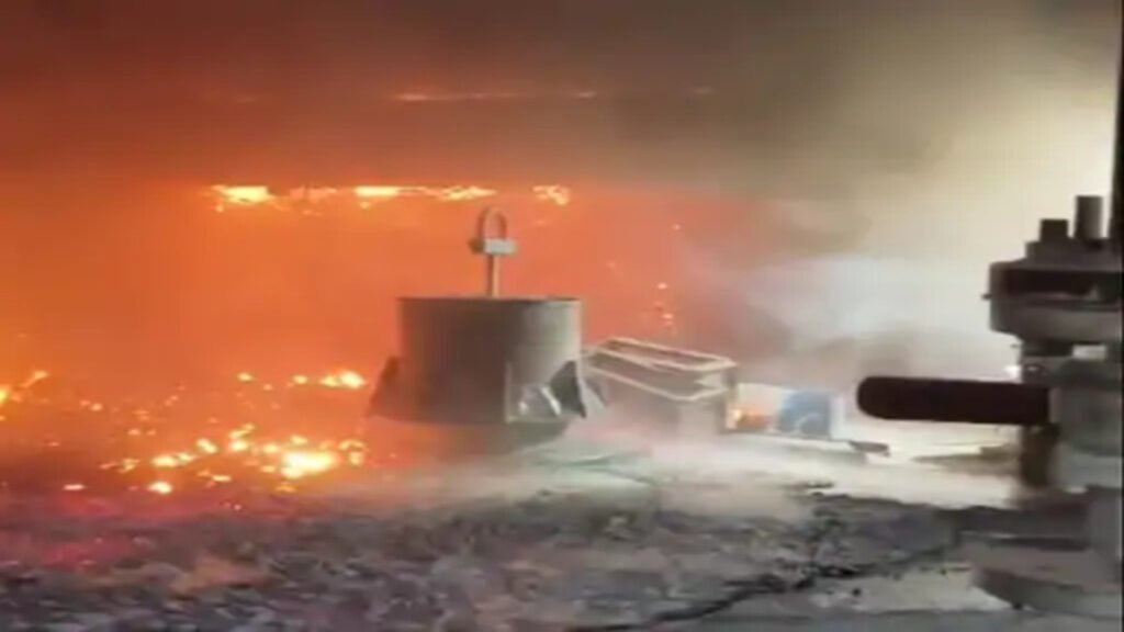 Bhilai Steel Plant Fire