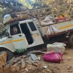 जगदलपुर के दरभा घाटी में ब्रेक फेल होने से हादसा ट्रक ने पिकअप को मारी टक्कर, 3 की मौत