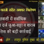 CRIME WATCH 25 Feb 2026 कोतवाली में सर्वाधिक 7 प्रकरण दर्ज: जुआ-सट्टा व शराब पर पुलिस की बड़ी कार्रवाई