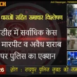 CRIME WATCH 28 Feb 2026 खम्हारडीह में सर्वाधिक केस: दुर्घटना, मारपीट व अवैध शराब बिक्री पर पुलिस का एक्शन