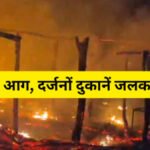 CG NEWS : टाइगर पॉइंट में भीषण आग, दर्जनों दुकानें जलकर राख — व्यापारियों को भारी नुकसान