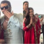First Glimpse of ‘Virosh’: शादी के बाद पति विजय का हाथ थामे दिखीं रश्मिका’ उदयपुर एयरपोर्ट पर फैंस को दिया ‘फ्लाइंग किस’