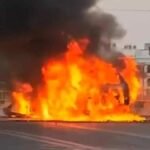 Chhattisgarh News : धूं-धूं कर जली कार व्यस्त ओवरब्रिज पर मची अफरा-तफरी, चालक की सूझबूझ ने बचाई जान