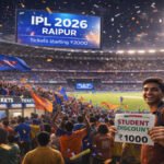 रायपुर में IPL 2026 का रोमांच : टिकट रेट तय, 2000 से 40000 रुपये तक कीमत