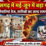 CG NEWS : छत्तीसगढ़ में मई-जून में होगा पहला बड़ा चुनाव, निर्वाचन आयोग ने तेज की तैयारियां
