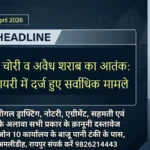 RAIPUR Bulletin 22 April 2026 रायपुर में चोरी व अवैध शराब का आतंक: पुलिस डायरी में दर्ज हुए सर्वाधिक मामले