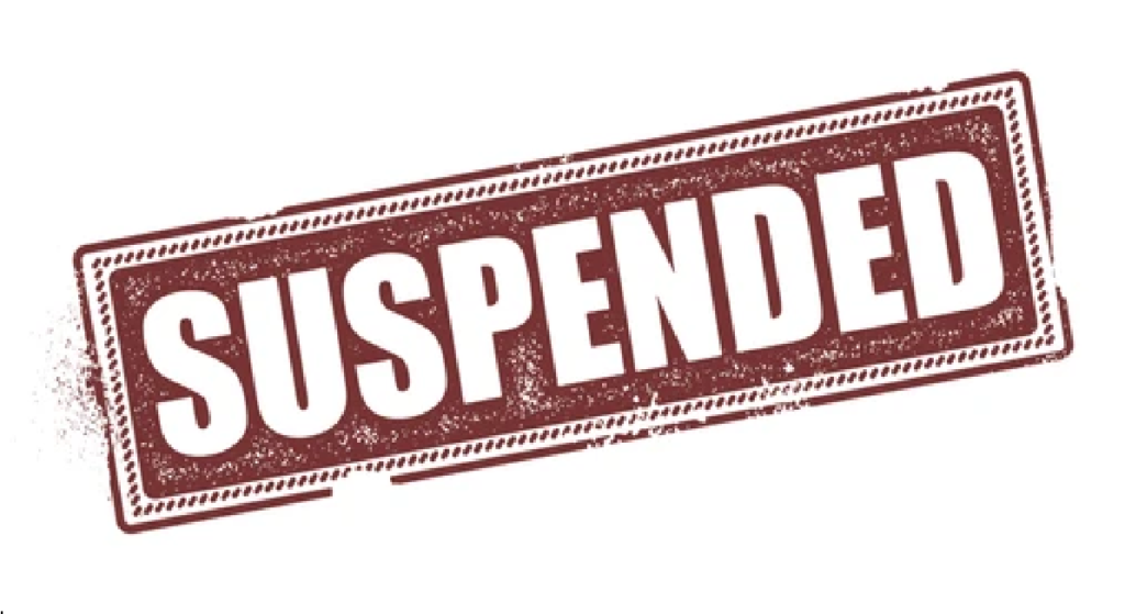 Vivekanand Dubey Suspended