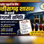 CG NEWS : निजी स्कूलों की मनमानी पर सख्ती’ छत्तीसगढ़ में बनी निगरानी और जांच समितियां, अभिभावकों को मिलेगी राहत
