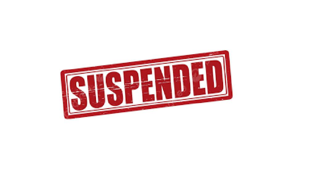 Shashank Singh Suspended