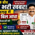 महंगाई के बीच राहत: छत्तीसगढ़ में बिजली बिल आधा, लाखों उपभोक्ताओं को मिलेगा फायदा