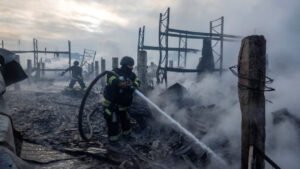 Russia's massive missile and drone attack on Ukraine