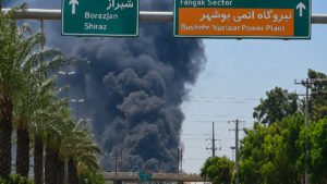 Iran shaken by explosions near Bushehr nuclear plant.