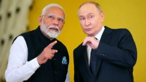 Prime Minister Narendra Modi and Russian President Vladimir Putin