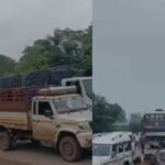 CG NEWS : RTO कर्मचारी के कथित दुर्व्यवहार से भड़के ट्रक चालक, नेशनल हाईवे-30 किया जाम