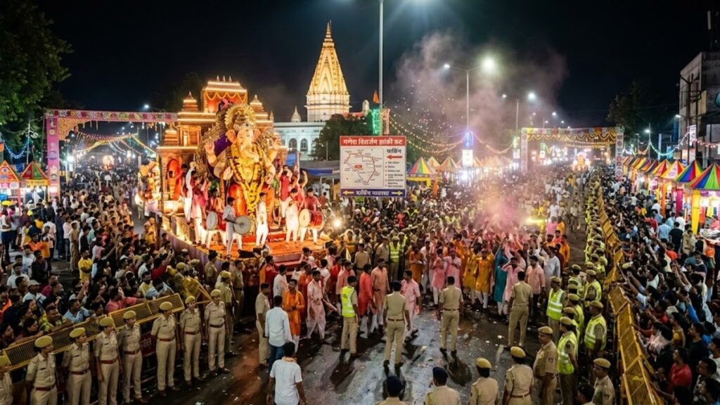 Raipur Ganesh Visarjan Jhanki :आज रात 9 बजे शुरू होगी गणेश विसर्जन झांकी, 2000 जवान तैनात; जानें रूट और पार्किंग व्यवस्था, 4 बजे से बंद होगा शराब दुकान