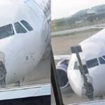 IndiGo aircraft collides with pole at Srinagar Airport: श्रीनगर एयरपोर्ट पर इंडिगो फ्लाइट ने VDGS पोल को मारी टक्कर, सभी यात्री सुरक्षित