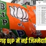 CG BREAKING : छत्तीसगढ़ BJP में नई नियुक्तियां, चुन्नीलाल साहू बने प्रकोष्ठ संकुल संयोजक, लाभचंद बाफना सहसंयोजक, 15 प्रकोष्ठों के प्रभारी घोषित