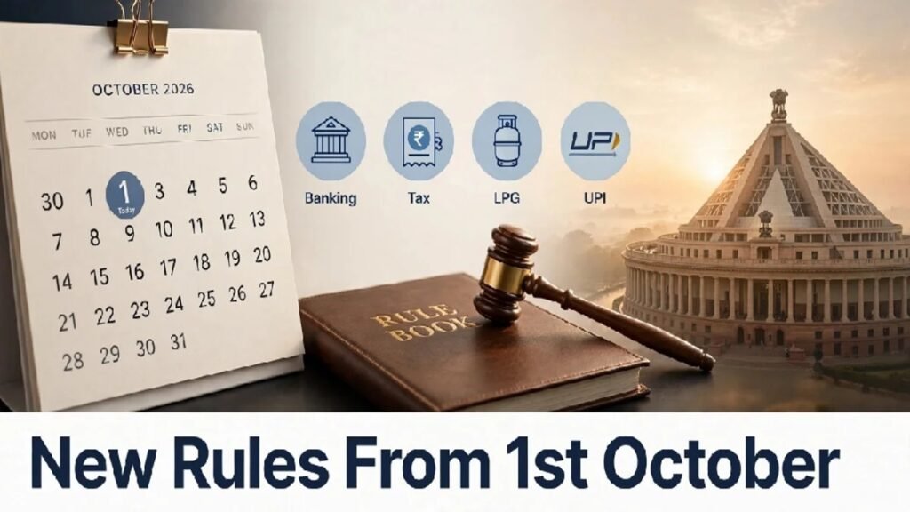 New Rules From 1st October: आज से बदल गए कई जरूरी नियम, LPG सब्सिडी और FD समेत इन चीजों पर पड़ेगा असर