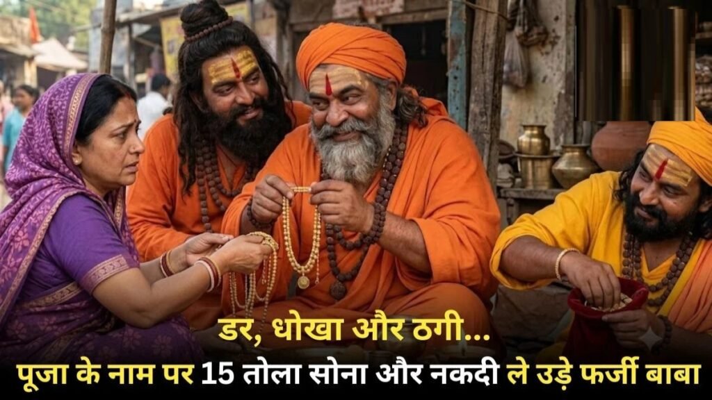 CG Crime News : डर, धोखा और ठगी’ पूजा के नाम पर 15 तोला सोना और नकदी ले उड़े फर्जी बाबा, महिला को अनहोनी का डर दिखाकर बनाया शिकार