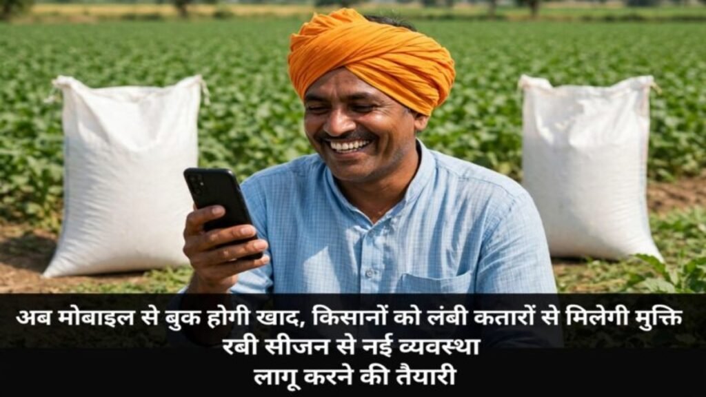 CG News : अब मोबाइल से बुक होगी खाद, किसानों को लंबी कतारों से मिलेगी मुक्ति’ रबी सीजन 2026-27 से नई व्यवस्था की तैयारी