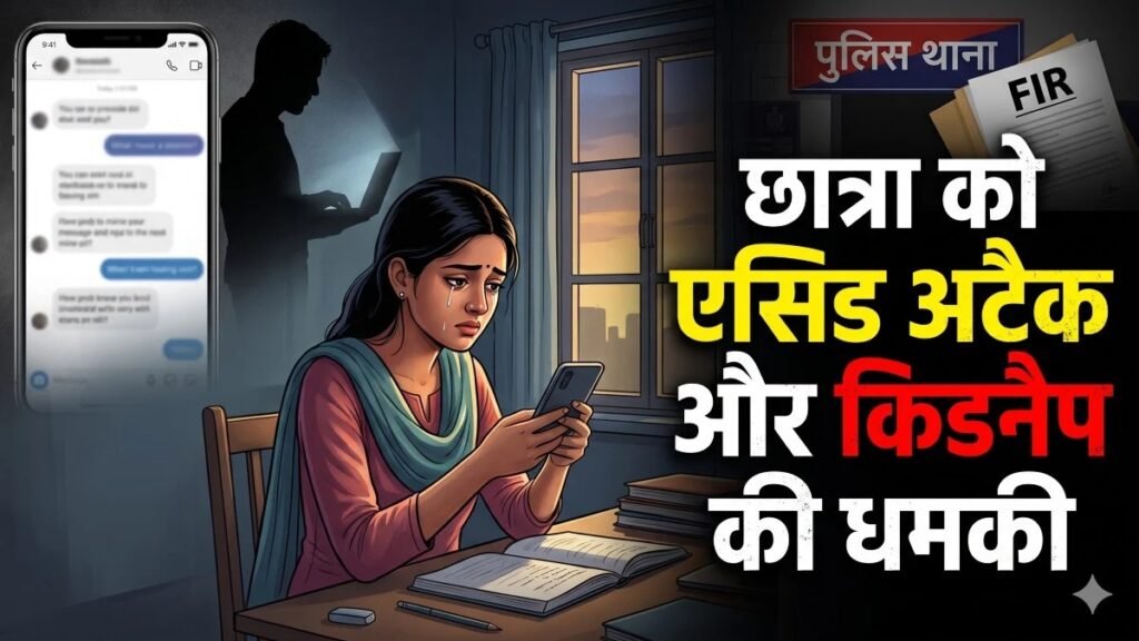 CG News : इंस्टाग्राम फ्रेंड ‘बॉबी’ बना टॉक्सिक, छात्रा को एसिड अटैक और किडनैप करने की धमकी’ केस दर्ज