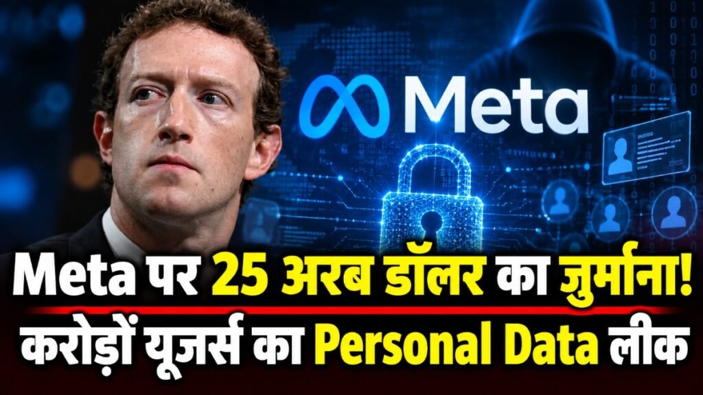 Facebook-Instagram Data Leak : मार्क जुकरबर्ग की कंपनी Meta पर 25 अरब डॉलर का जुर्माना, यूजर्स की प्राइवेसी पर उठे सवाल