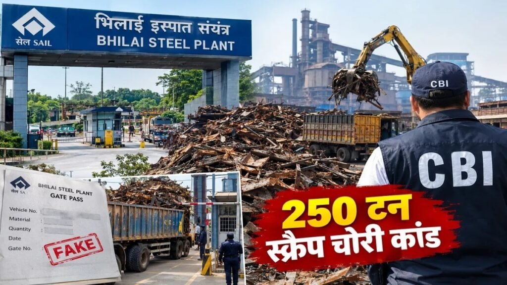 CG News : 250 टन स्क्रैप चोरी केस में CBI की बड़ी एंट्री, जांच के लिए बनी 35 अफसरों की विशेष टीम’ अब खुलेगा चोरी के नेटवर्क का राज