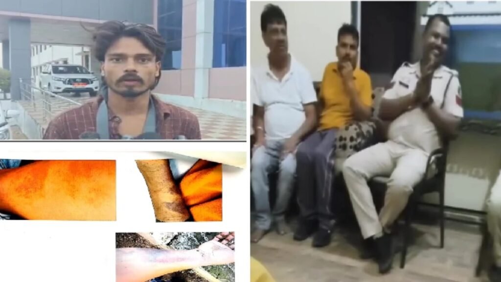 Surajpur Police Viral Video: पीड़ित परिवार से माफी मांगते दिखा पुलिसकर्मी, शराब के नशे में मारपीट का आरोप