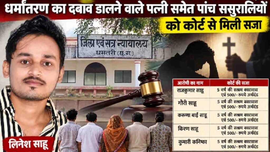 Linesh Sahu Suicide Case: लिनेश साहू को मिला इंसाफ! पत्नी और ससुराल के 4 अन्य सदस्यों को 5 साल की जेल