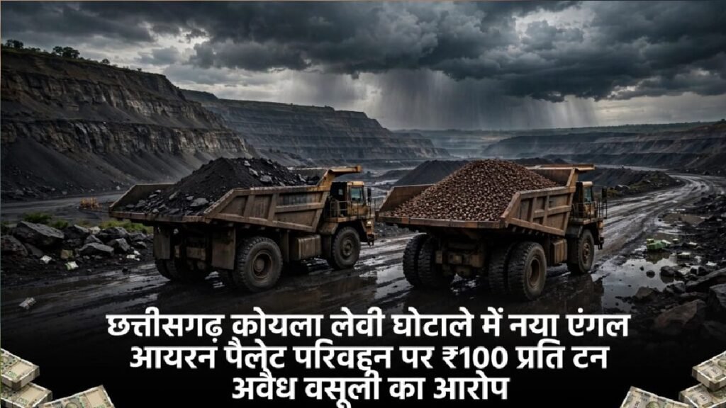 Chhattisgarh Coal Levy Scam : कोयला लेवी घोटाले में नया एंगल, आयरन पैलेट पर ₹100 प्रति टन वसूली का आरोप